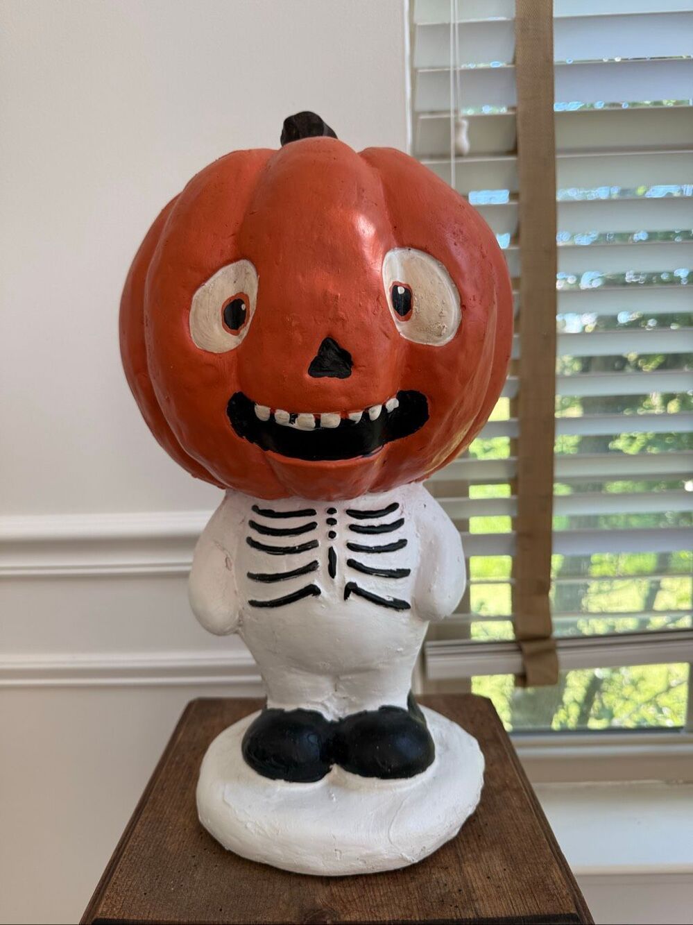 Halloween Decor Pumpkin Cat Witch Moon 19.5x15”